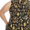 Plus Size Floral Sleeveless Tunic Top - White Mark - 4 of 4