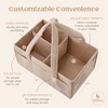Babylicious Baby Diaper Caddy, Newborn Changing Table Organizer for Wipes and Diapers - 3 of 4