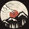 Men's Design By Humans MTN LP... By NDTank T-Shirt - 2 of 4
