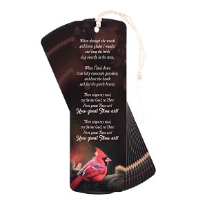 Dicksons Cardinal - How Great Thou Art, Black/Red 6 x 2 Inch Laminated Cardstock Tassel Bookmark; Pack of 12 - 1 of 3