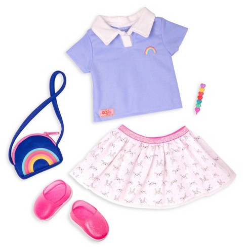 Our Generation School Uniform Outfit for 18 Dolls - Rainbow Academy