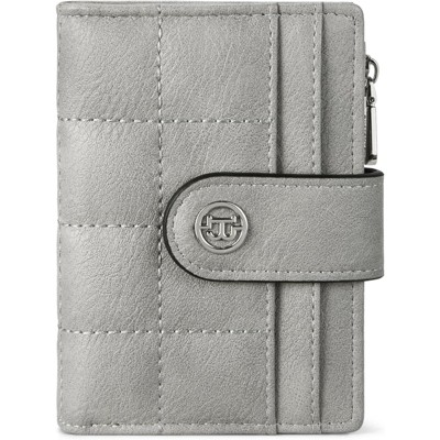 BEAFUP Small Wallet for Women,PU Leather RFID Blocking Card Holder Bifold Compact Wallets With Zipper Coin Pocket