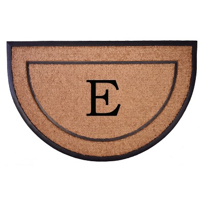 Calloway Mills 106573048E The General Monogram Doormat 30 In. x 48 In. Letter E