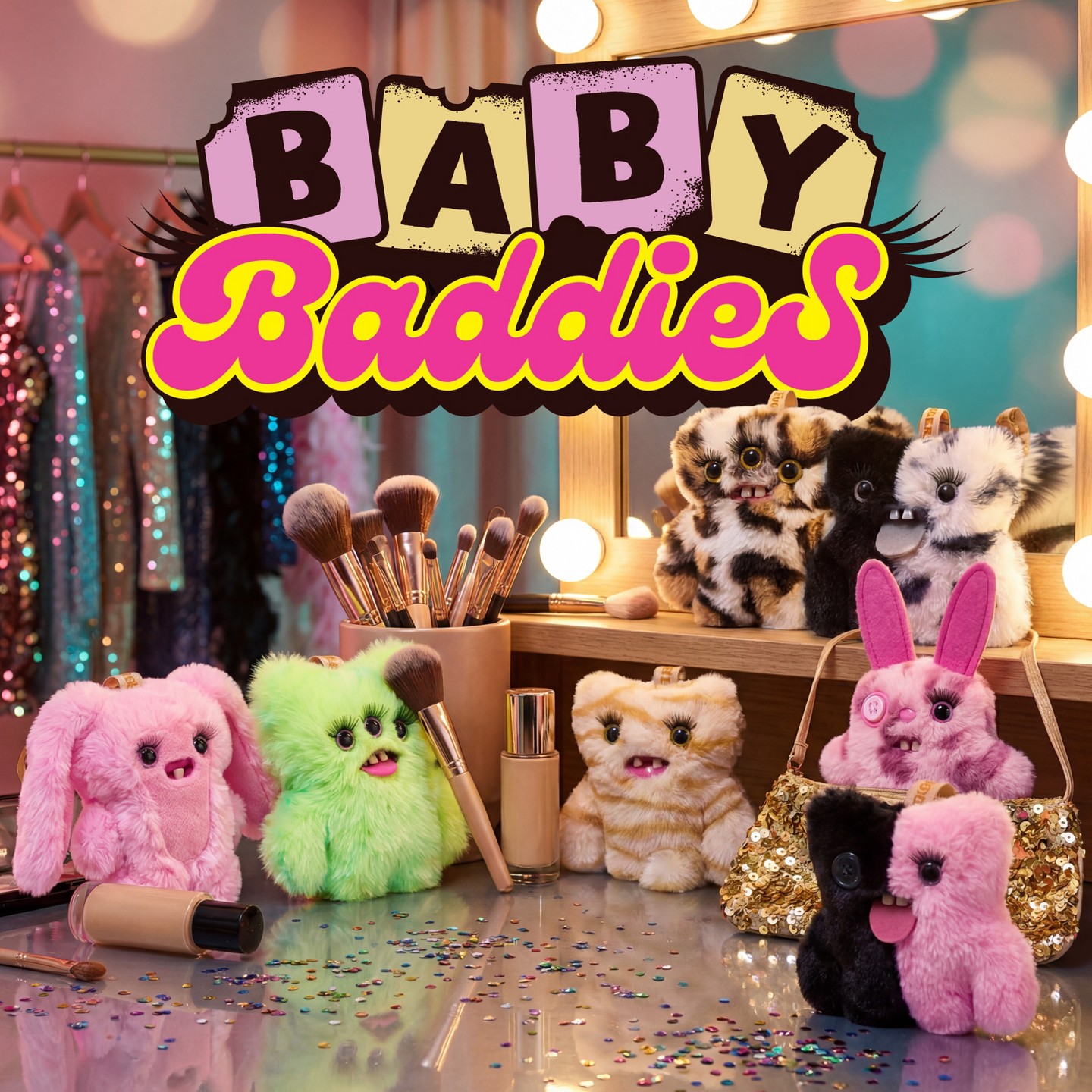 Детские мягкие игрушки Fuggler Baby Baddies Keyring Charms 5" — фото 5