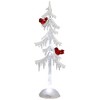 Northlight LED Lighted Acrylic Icicle Tree with Cardinals Christmas Decoration - 14" - 4 of 4
