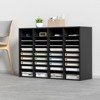 VEVOR Wood Literature Organizer, 36 Compartments, File Sorter with Removable Shelves, Mailboxes Slot for Office Home Classroom,EPA Certified - 2 of 4