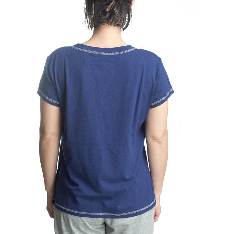 Hanes Womens Comfort Sleep Pajama T-Shirt 2 Pack, 4 of 6