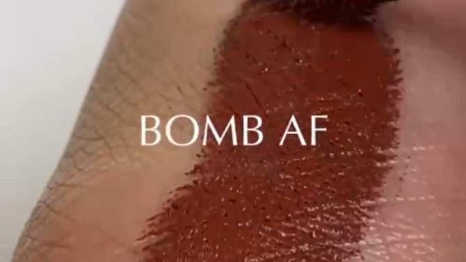 Pink Lipps Cosmetics Matte Liquid Lipstick - Bomb AF - 0.12oz, 2 of 6, play video