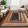 Nasitip Modern Abstract Stripe Area Rugs for Living Room Soft Low Pile Non-Sliping, Machine Washable - 3 of 4