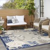 Nourison Aloha Contemporary Floral Border Outdoor Rug - 2 of 4