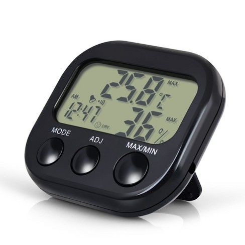 Digital LCD Thermometer Hygrometer Humidity Meter Room NEW Clock I5C4 