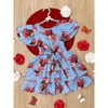 Bluebell Gingham Floral Casual Dress Mia Belle Girls - 2 of 4