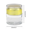Unique Bargains Cylindrical Glass Dispensing Bottle for Bathroom 1 Pc - 4 of 4