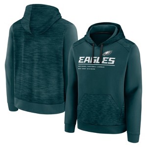 NFL Philadelphia Eagles Men's Long Sleeve Performance Hooded Sweatshirt - 1 of 3