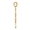 Black Bow Jewelry 14k Yellow Gold Love Heart Pendant, 15mm - 2 of 4