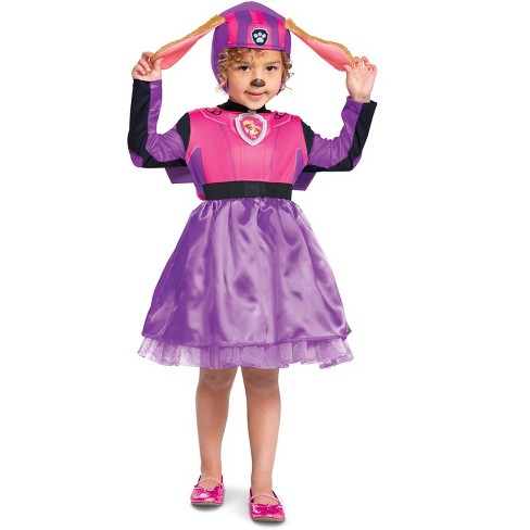 Paw Patrol Skye Girls Costume T-shirt Tulle Skirt Mask And Cape 4 Piece Set  Toddler : Target