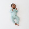 Kyte Baby Zippered Romper in Sage - 3 of 4