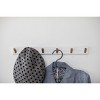 Yamazaki Home - Wall-Mounted Saving Coat Hanger-Modern Jacket Holder - Steel + Wood - 3 of 4