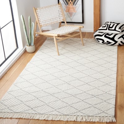 Ivory Coastline Bliss Hand-Tufted Wool Rectangular Rug