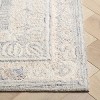 Aubusson AUB401 Handmade Tufted Area Rug - Grey/Ivory - 6' X 9' - Safavieh - 3 of 4