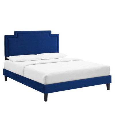 Modway Liva Performance Velvet Queen Bed