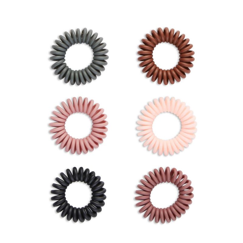 sc&#252;nci No Dents Hair Spirals - Matte Colors - All Hair - 6pk, 4 of 8