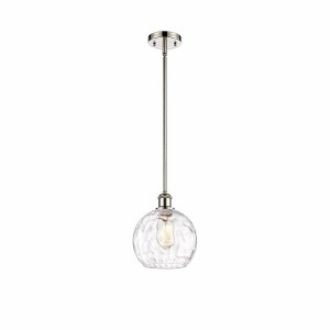 Athens Water Glass - 1 Light Mini Pendant In Industrial Style-10 Inches Tall and 8 Inches Wide - 1 of 1