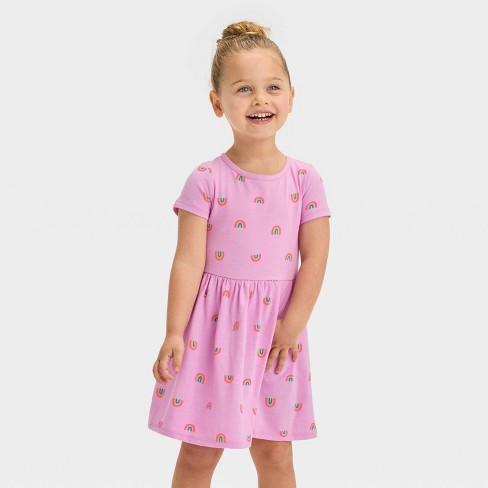 Cat and jack pink dress best sale