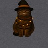 Rerun Island Men Halloween Cat Lights Short Sleeve Graphic Cotton T-Shirt - 2 of 4