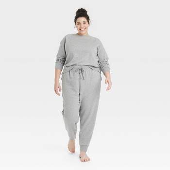 Women's High-rise Tapered Sweatpants - Wild Fable™ Heather Gray L : Target
