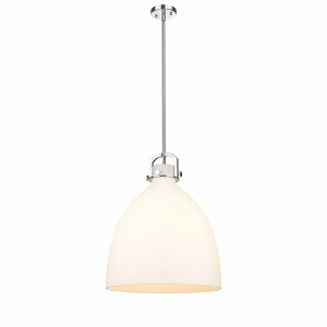 Newton Bell - 1 Light Stem Hung Pendant In Industrial Style-23.88 Inches Tall and 18 Inches Wide - 1 of 1