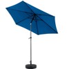 CAVINAS 9 Ft 3 Tier Auto-tilt Patio Umbrella with Tilt Adjustment,Outdoor Umbrella with 8 Steel Ribs for Poolside and Yard,No Base - 4 of 4