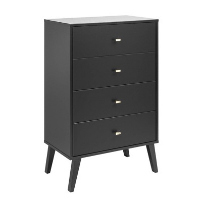 Mid Century Modern 4 Drawer Chest - Prepac