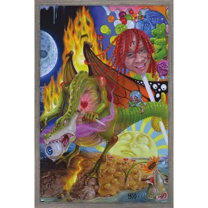 Trends International Trippie Redd - Trip at Knight Album Cover Framed Wall Poster Prints - 1 of 4