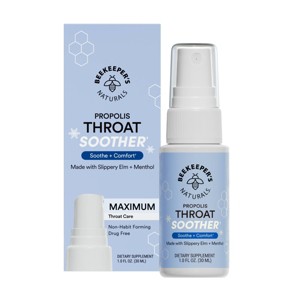 Beekeepers Naturals Propolis Throat Support Cool and Calm Spray - Propolis Menthol - 1 fl oz - 1 of 3