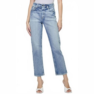 Women's High Rise Straight Jeans - CELLO