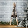 Decorative Pair of Skis and Poles 36"H - 2 of 4