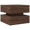 vidaXL Coffee Table Brown Oak Engineered Wood 19.7x19.7x15.7 in - 2 of 4