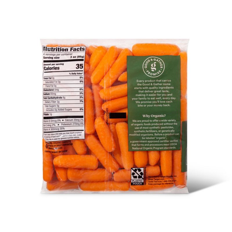 Organic Petite Baby-Cut Carrots - 12oz - Good &#38; Gather&#8482;, 4 of 7