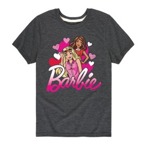 Boys' - Barbie - Barbie Hearts Short Sleeve Graphic T-Shirt - 1 of 4