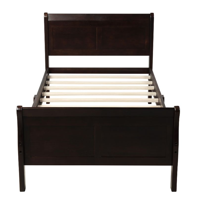 Twin size Platform Bed with Headboard and Footboard RE-ModernLuxe, 4 of 11