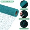 Unique Bargains Jacquard Net Mesh Flower Gift Wrapping Paper 180"x19.7" 1 Pc - 2 of 4