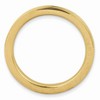 Black Bow Jewelry 2.25mm Stackable 14K Yellow Gold Plated Silver Grooved Band - 2 of 4