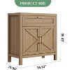 TackView Buffet Cabinet Sideboard with Storage, 34.3 ft Modern Buffet Cabinet with Storage - 2 of 4