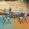 Lahome Waterproof Outdoor Area Rug-Reversible Plastic Straw Mat for Porch, Backyard, Balcony - 3 of 4