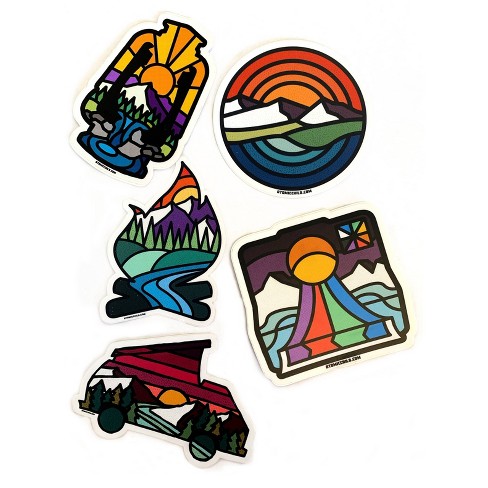 Atomicchild Great Outdoors Sticker Pack 5pc - image 1 of 2