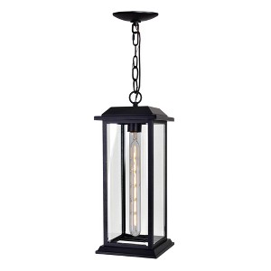 CWI Lighting,Blackbridge 1 Light Outdoor Black Pendant - 1 of 4