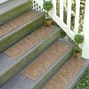 WaterHog 8.5"x30" Set of 4 Boxwood Indoor/Outdoor Stair Treads Door Mats - 3 of 4