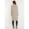Women's Long Sleeve Sweater Duster - mododoc - 2 of 4