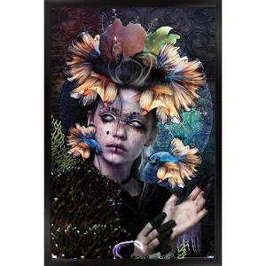 Trends International Jena DellaGrottaglia: Cosmic Zodiac - Pisces Framed Wall Poster Prints - 1 of 4